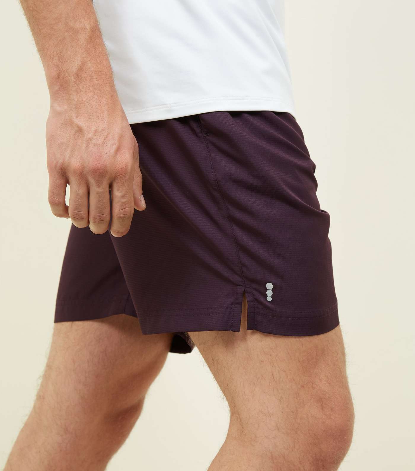 Dark Purple Running Shorts Image 5