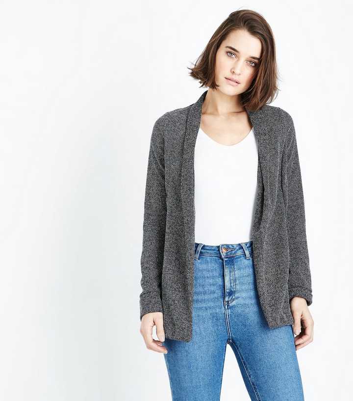 Grey Jersey Fleck Blazer