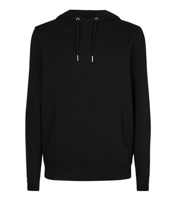 Black hoodie front sale