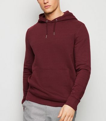 Mens hoodie burgundy best sale