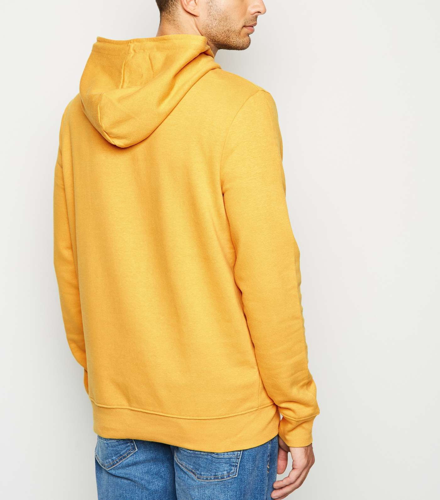 Yellow Pocket Front Hoodie Image 3