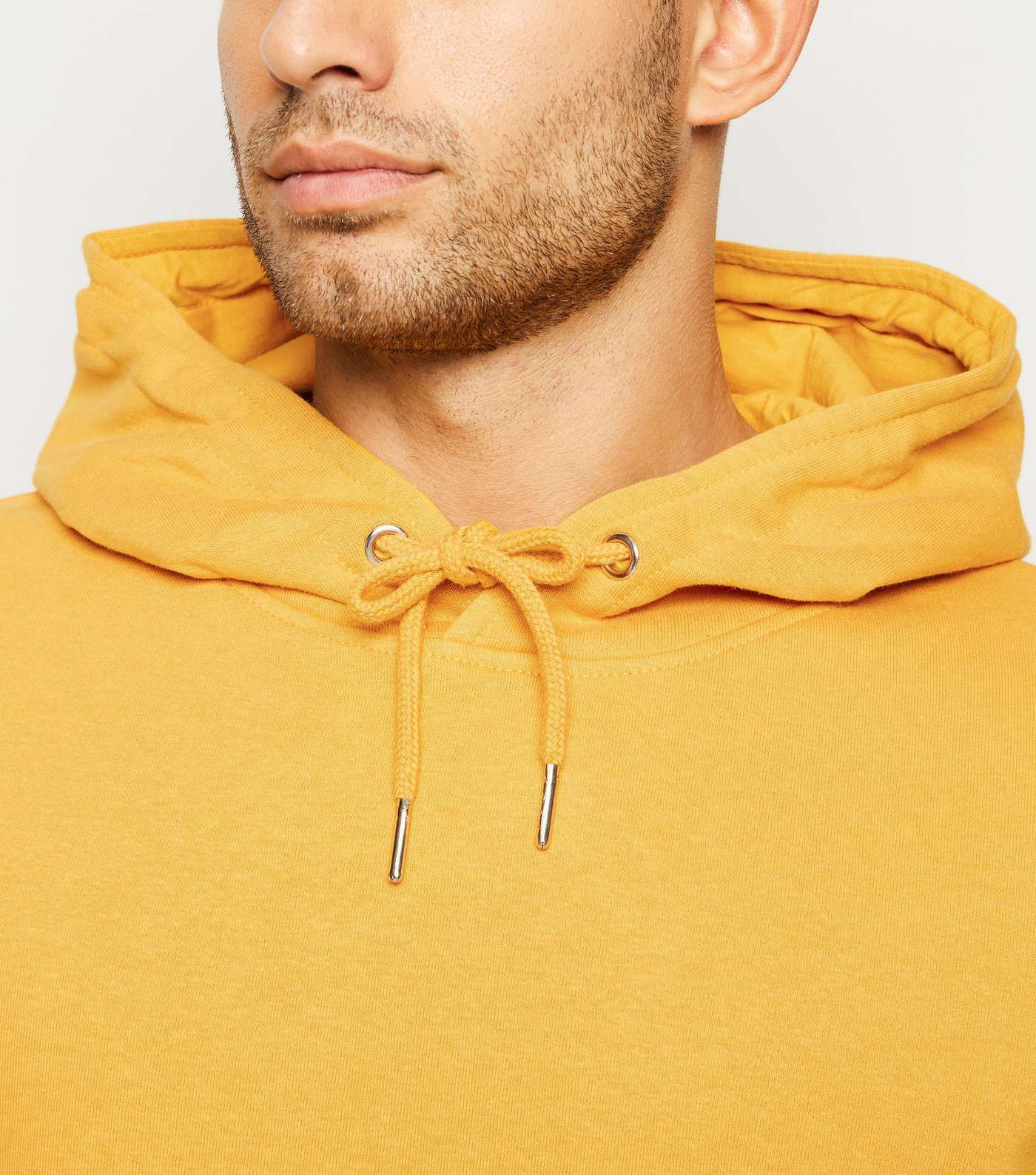 Yellow Pocket Front Hoodie Image 5