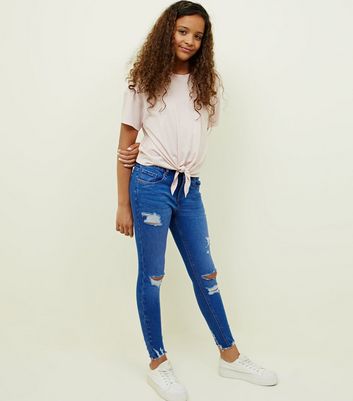 Girls' Jeans | Skinny, High Waisted & Ripped Jeans | New Look