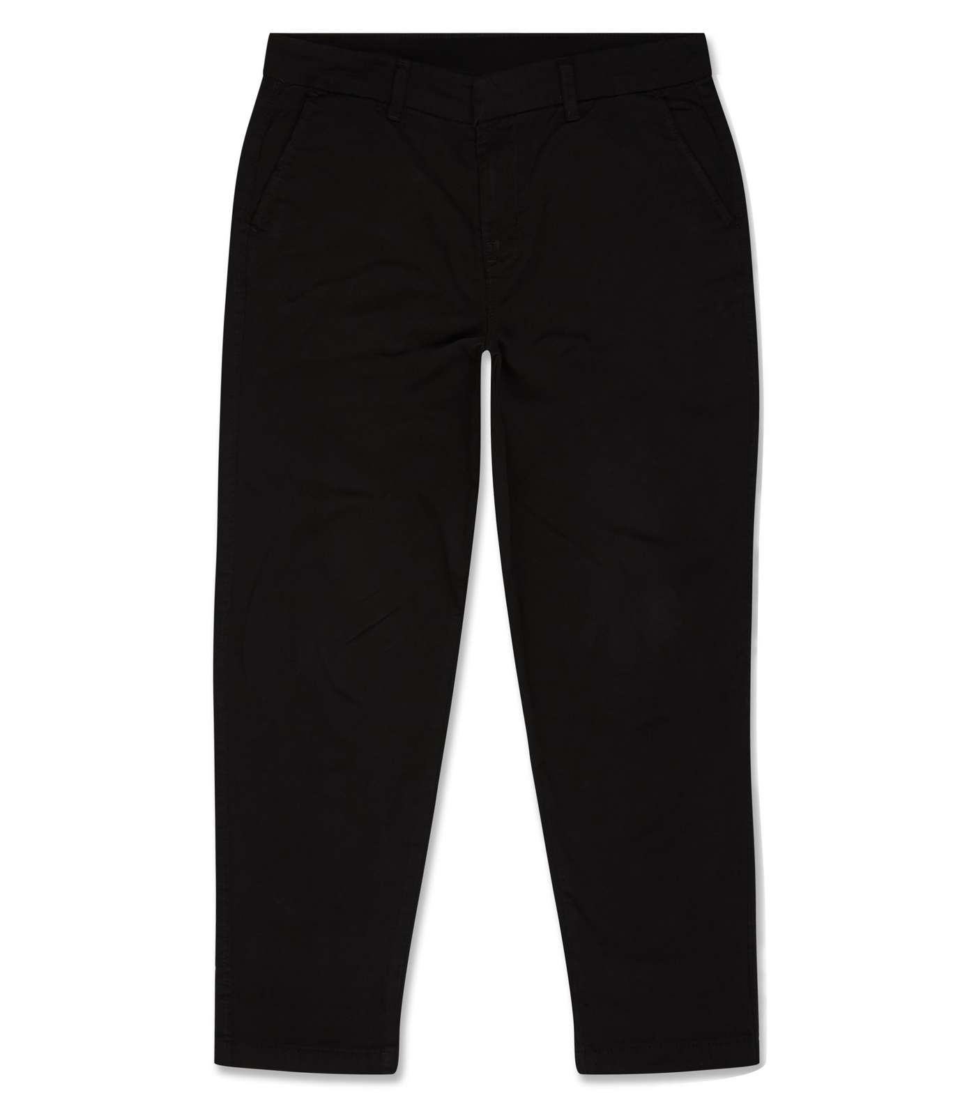 Black Wide Tapered Jeans Image 4
