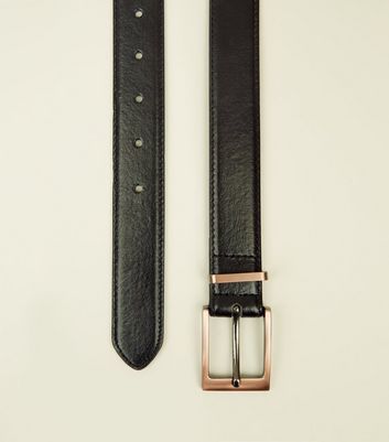 black belt rose gold buckle