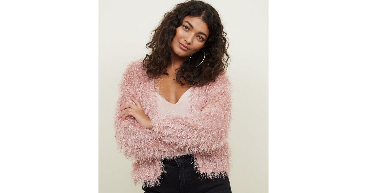 newlook fluffy cardigan