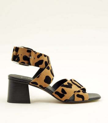 new look shoes leopard print