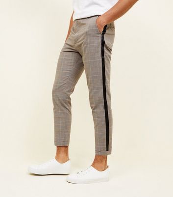 Pantalon carreaux beige homme Clearance