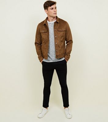 tan suede jacket new look