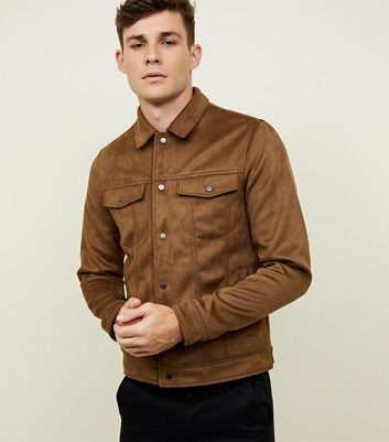 new look tan suede jacket