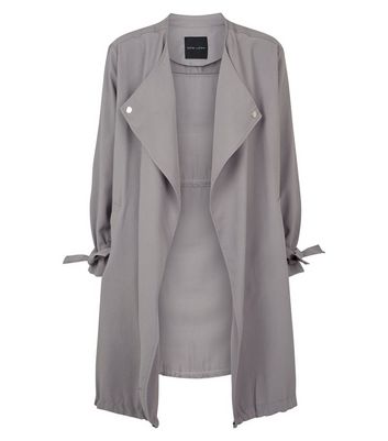 light grey waterfall jacket