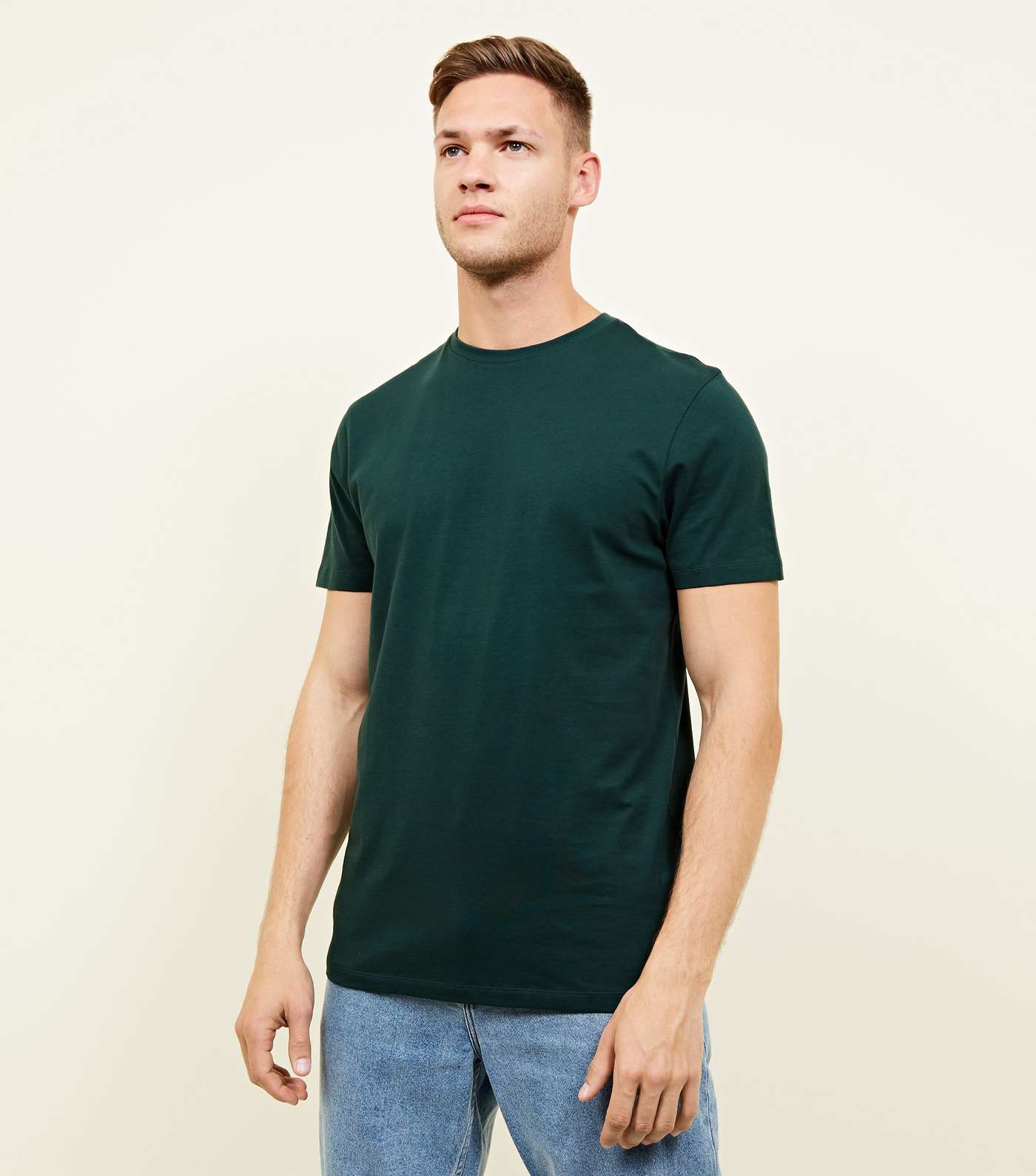 Green Crew Neck T-Shirt