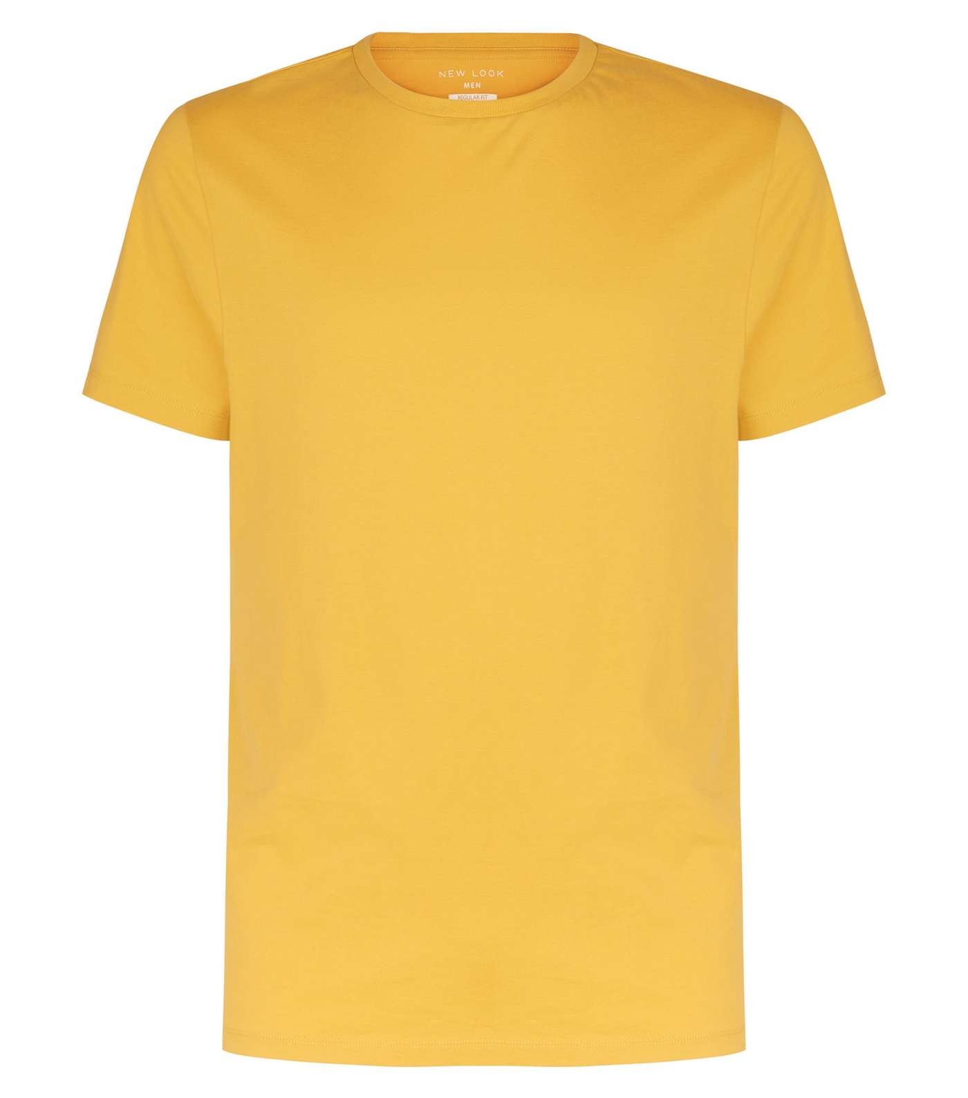Yellow Crew Neck T-Shirt Image 4