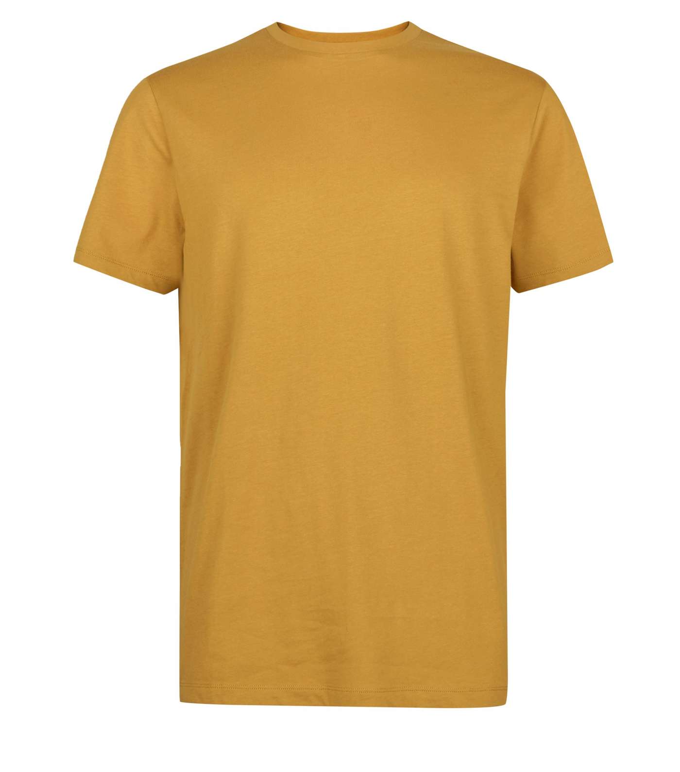 Bright Orange Crew Neck T-Shirt Image 4