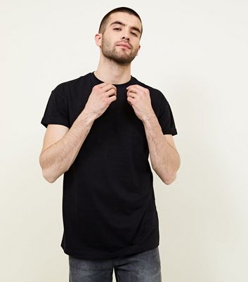 black t shirt rolled up sleeves