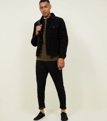 Black corduroy sales jacket outfit