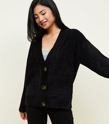 black petite cardigan