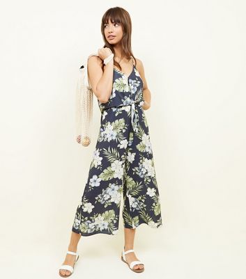 floral jumpsuit h&m