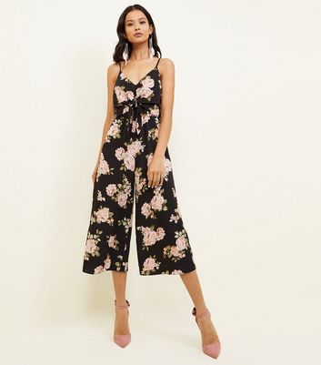 rose print jumpsuit