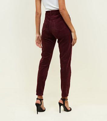 Jean skinny bordeaux outlet femme