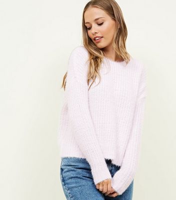 grey puff sleeve jumper