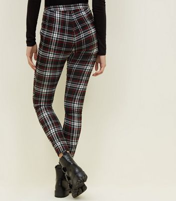 Zip Detail Slim Leg Trousers 