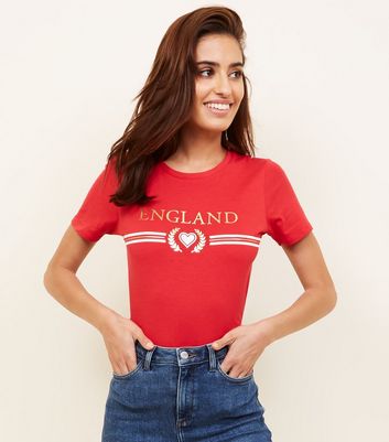 new look red t shirt