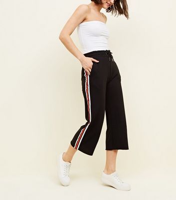 cropped wide leg joggers