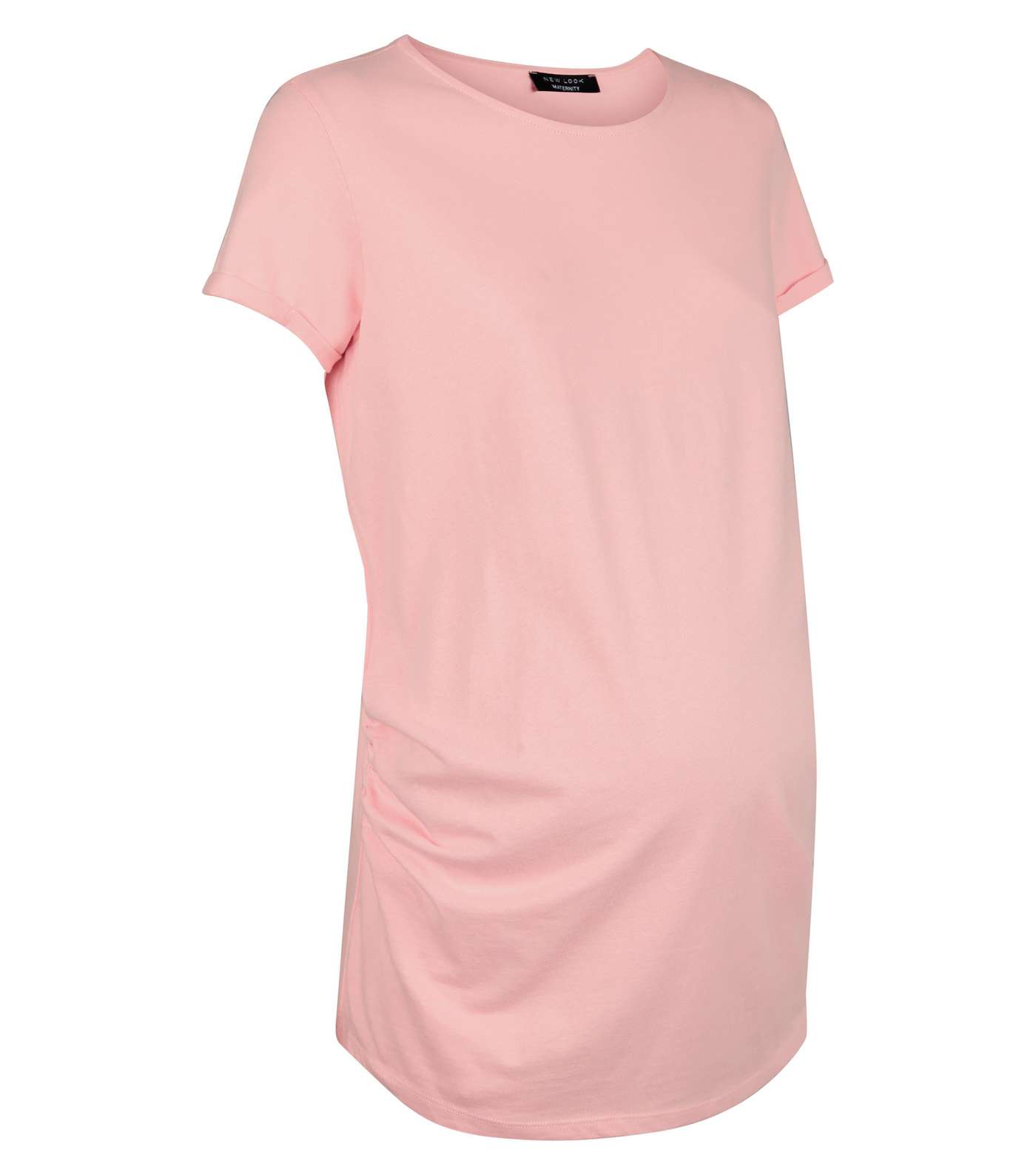 Maternity Mid Pink Short Sleeve T-Shirt Image 4