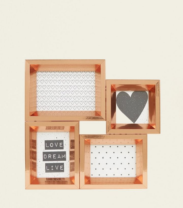 Rose Gold Multi Picture Frame New Look Rose Gold Multi Picture Frame