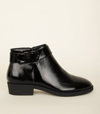 bottines a talon en cuir