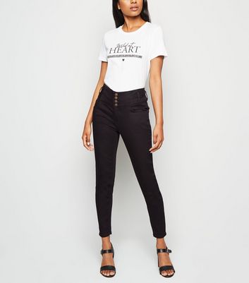 Petite white jeans new hot sale look