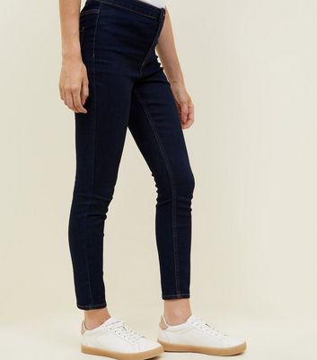 petite navy jeans