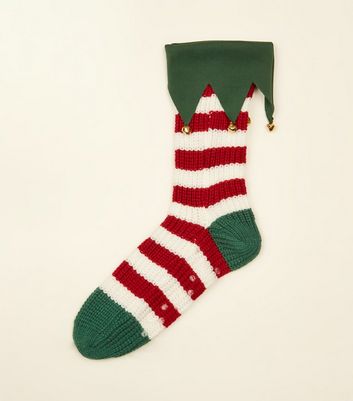 christmas elf slipper socks