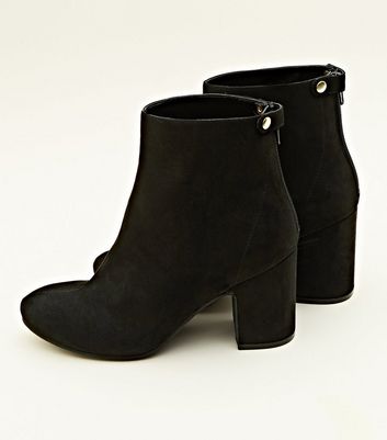 new look navy ankle boots