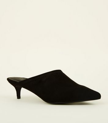 new look black mules