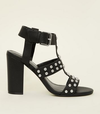 new look studded heels