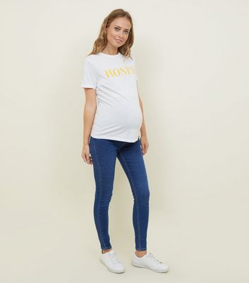 Maternity Bright Blue Emilee Over Bump 