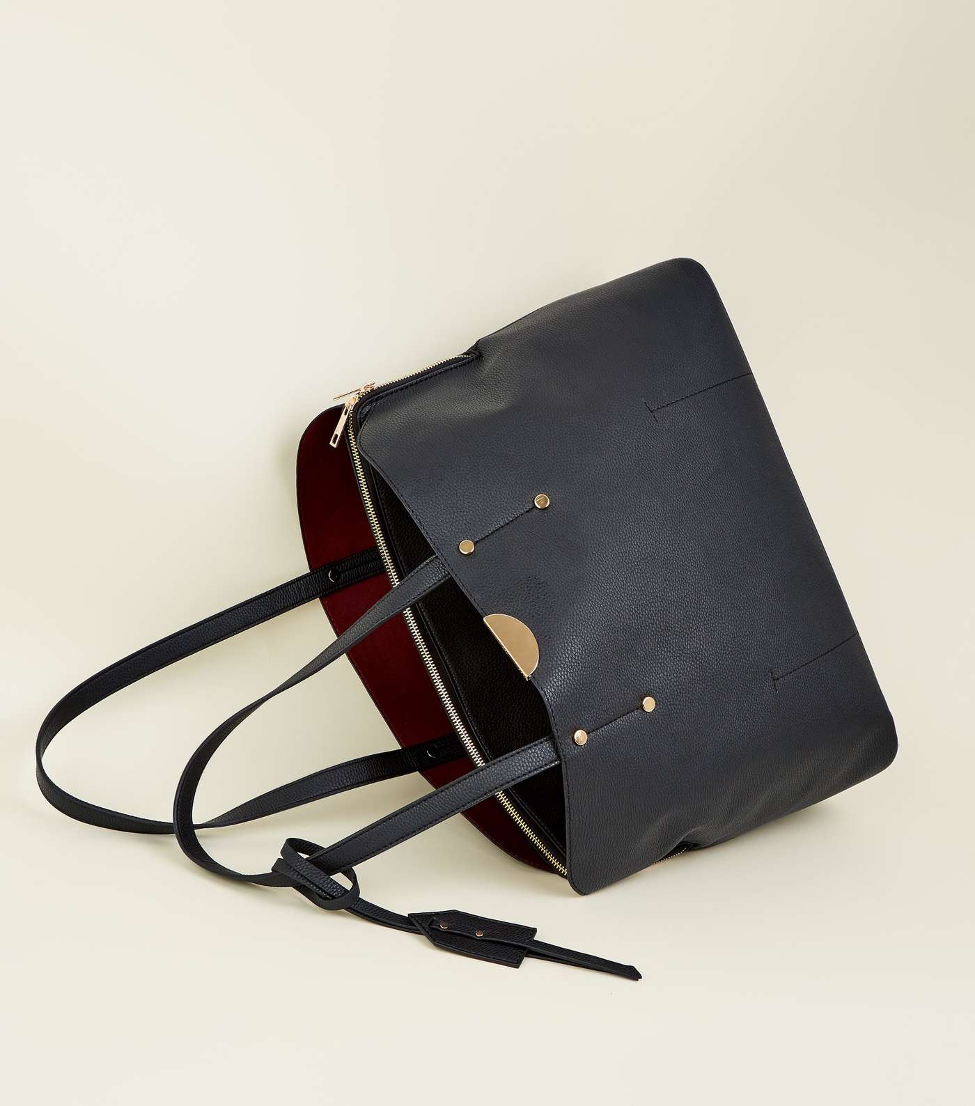 Black Laptop Shopper Bag Image 3