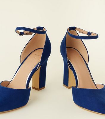 bright blue heels