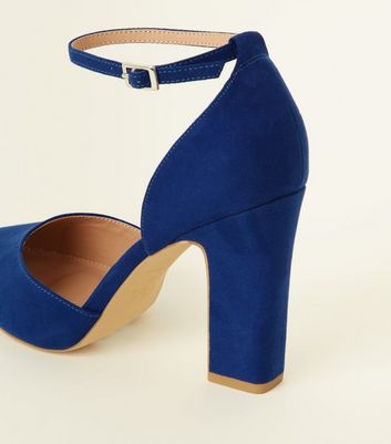 wide fit cobalt blue shoes