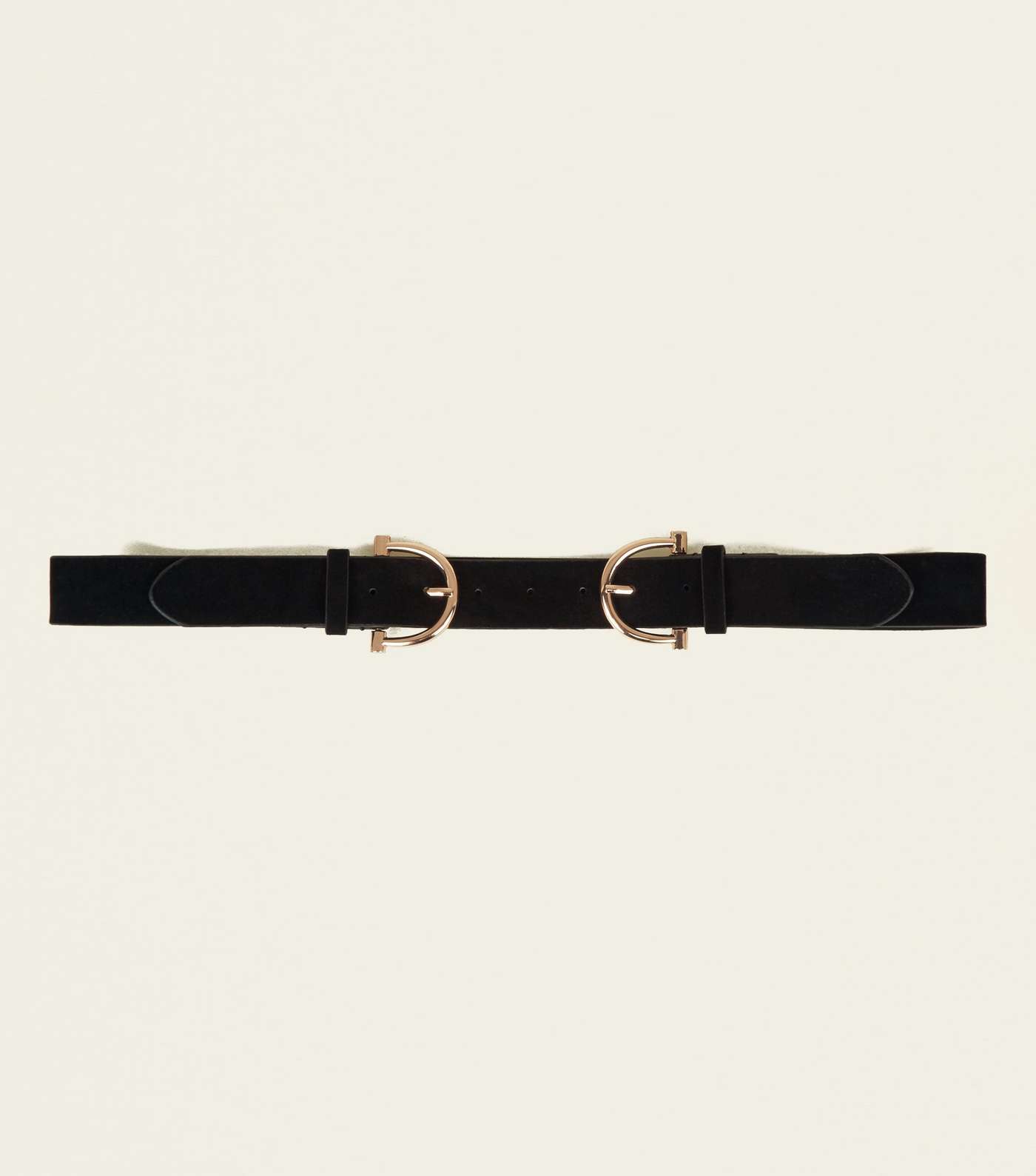 Black Double D Buckle Belt Image 3