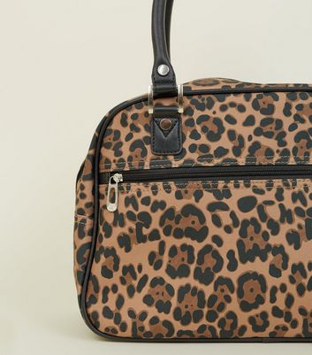 leopard print cabin bag