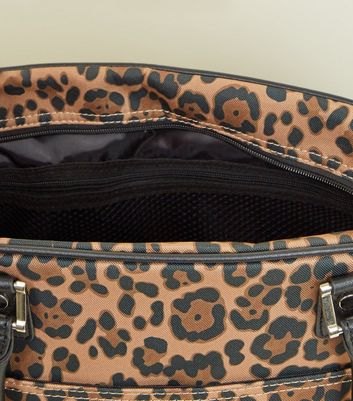 leopard print cabin bag