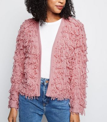 Loop knit cardigan hotsell