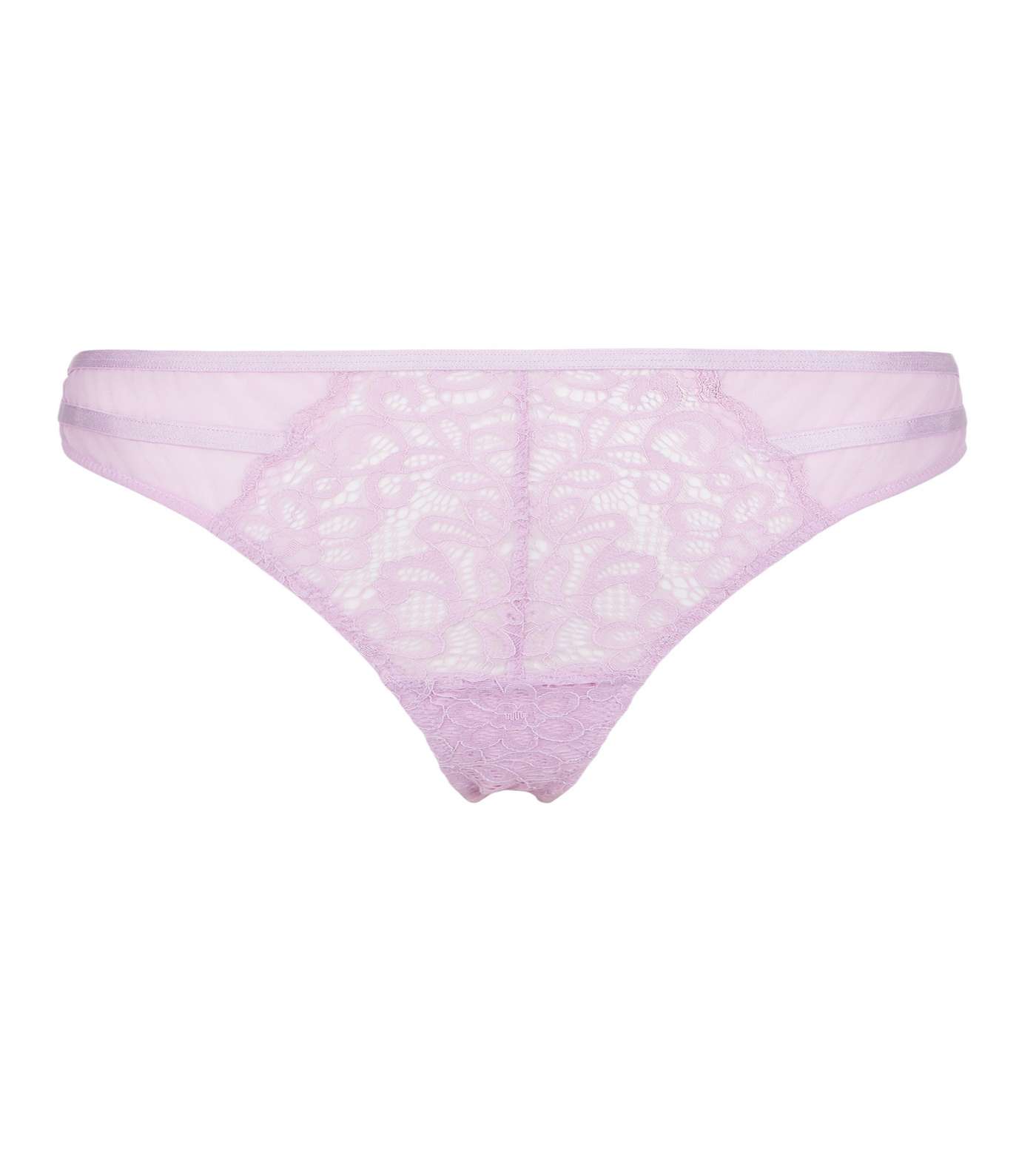 Lilac Lace Binded Thong  Image 3
