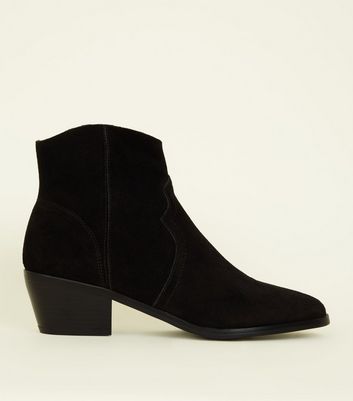 new look black suede boots