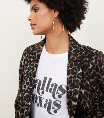 New look clearance leopard print blazer