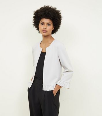 New look frill jacket best sale