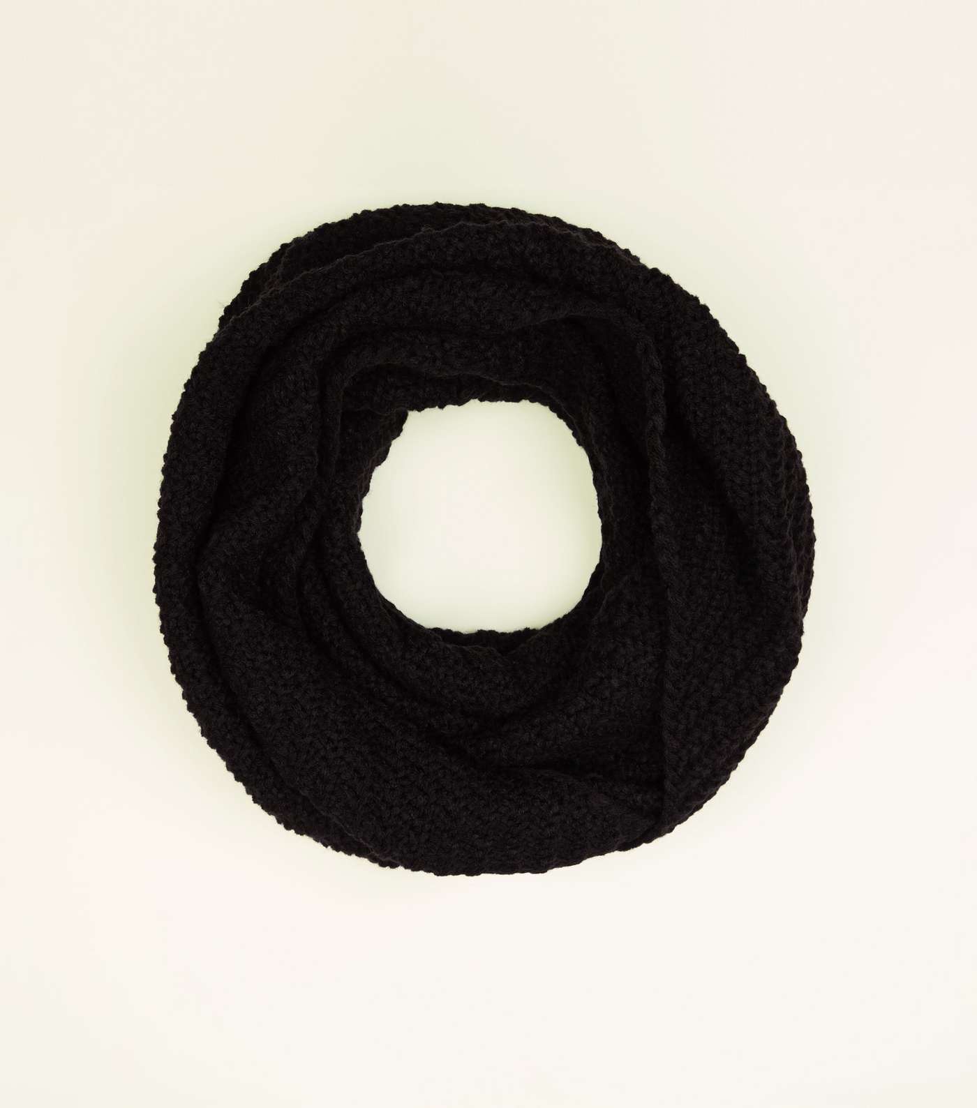 Black Chevron Loop Knit Snood